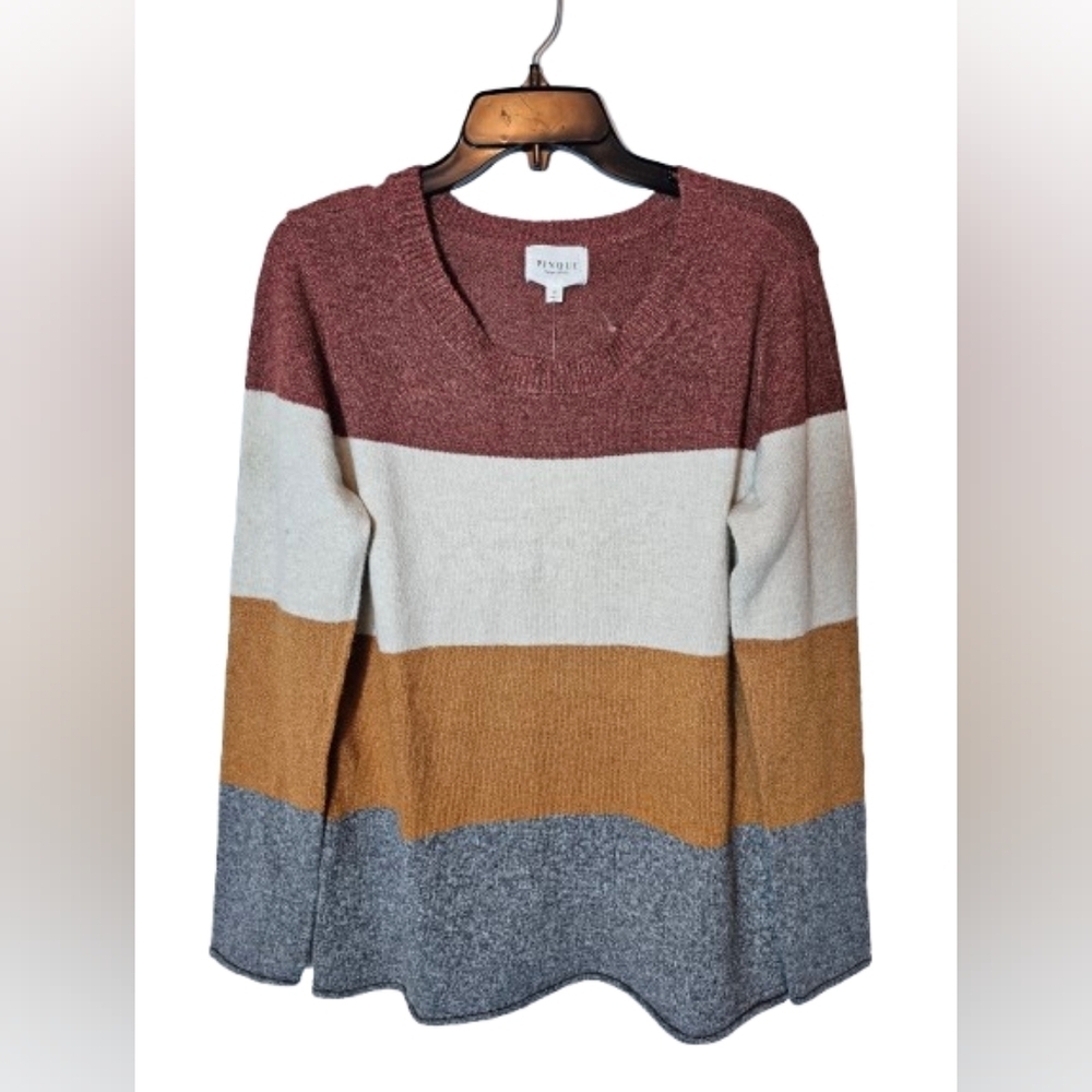 Pinque Women's Striped Sweater Size XL New with tags